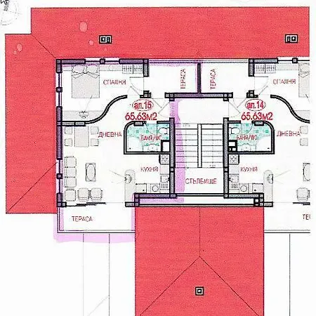 Apartment Etara 2, Sea View, Top Floor